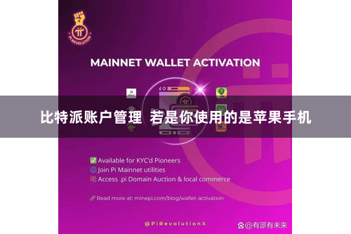 比特派账户管理  若是你使用的是苹果手机