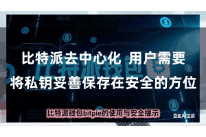 比特派去中心化  用户需要将私钥妥善保存在安全的方位