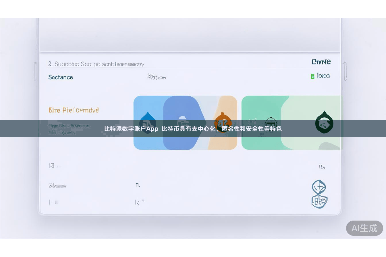 比特派数字账户App  比特币具有去中心化、匿名性和安全性等特色